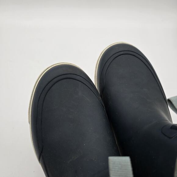 Grundens Boots 10 Blue Deck Boss Wellies Welly Rain Waterproof Fishing Rubber - Picture 9 of 12